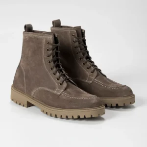 HERMAN SUEDE BOOTS IN TAUPE