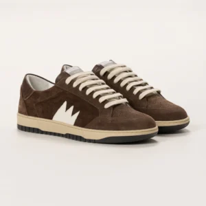 003 SNEAKERS SUEDE IN BROWN